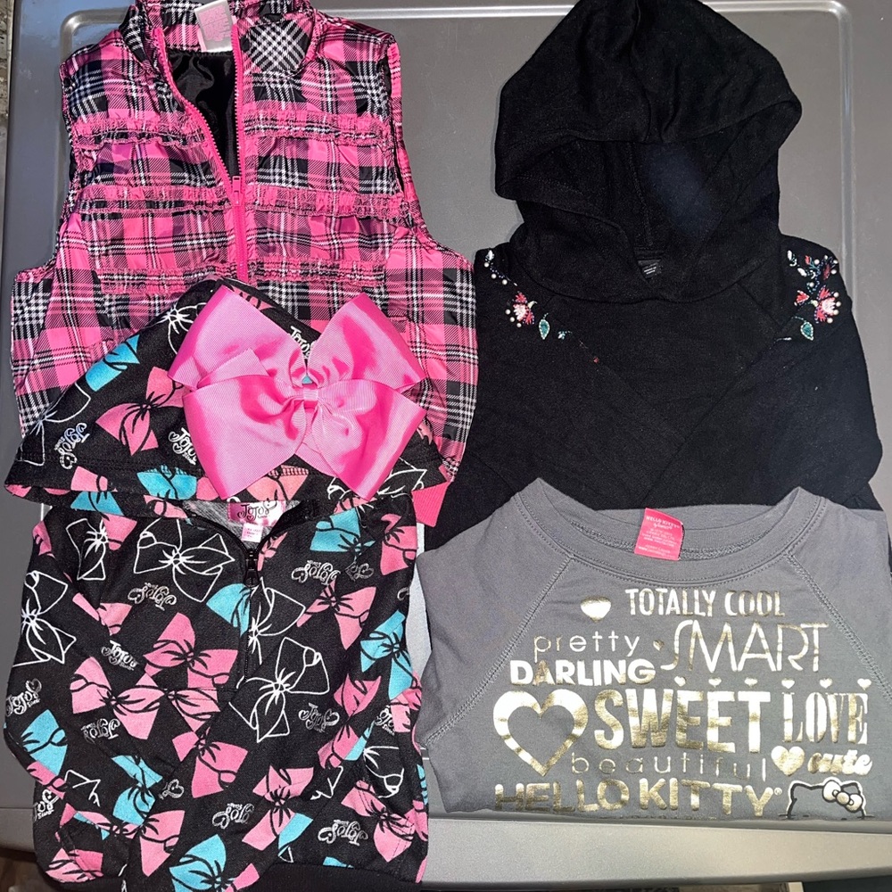 Lot of 4 Girls Shirts Size 5